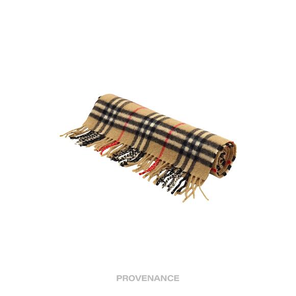 🔴 Burberry Scarf - "Burberrys" Nova Check Cashmere - Picture 3 of 5